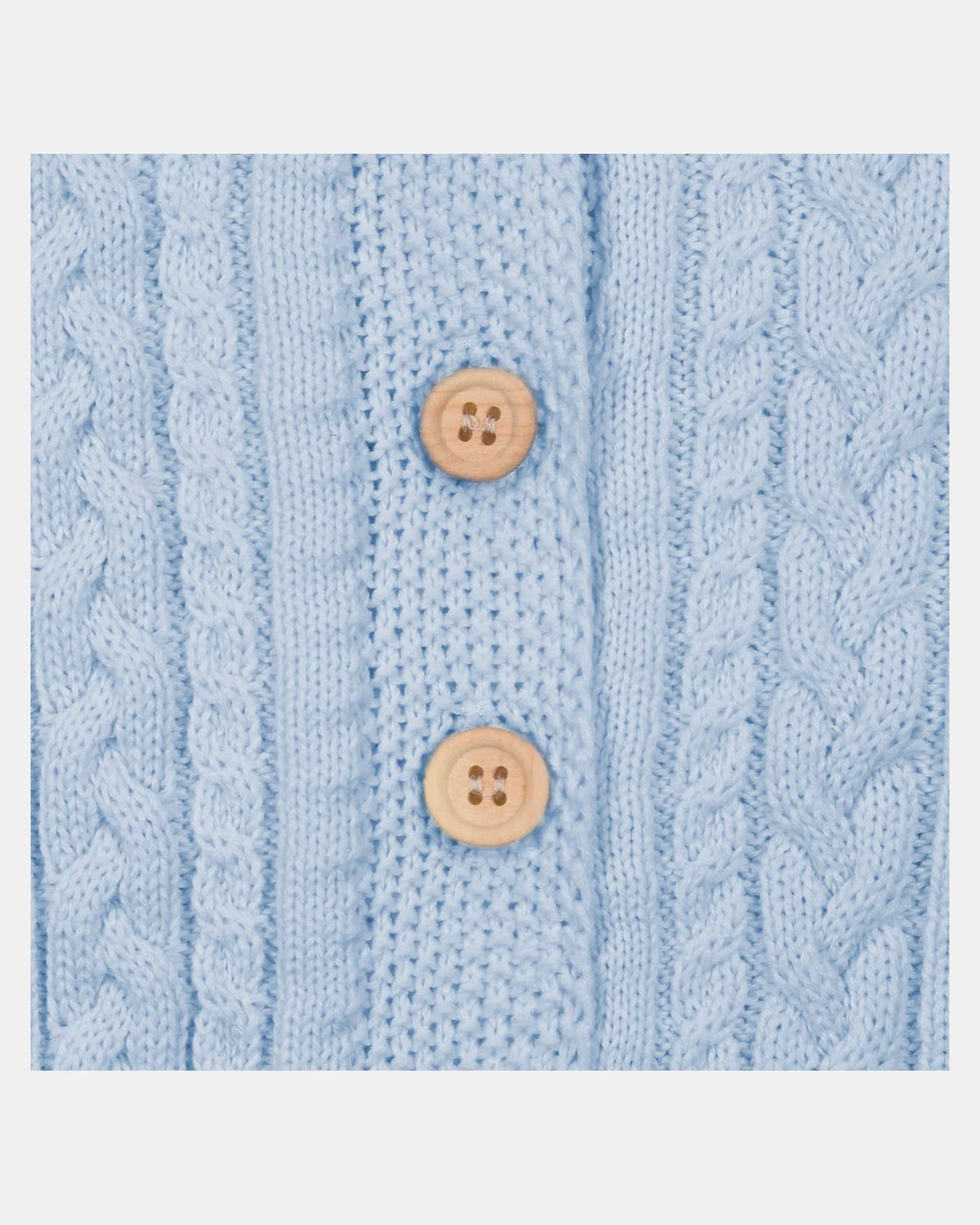 Organic Cardigan - Yummy - Blue Bell