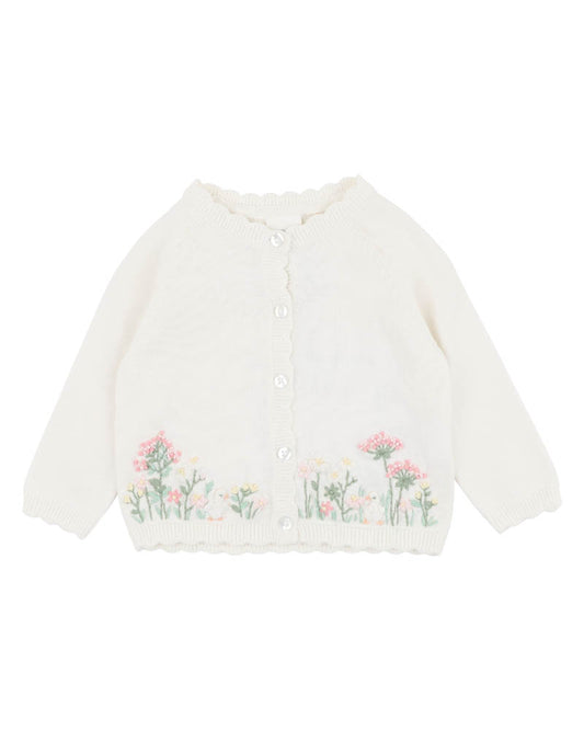 Bonnie Organic Hand Embroidered Cardigan