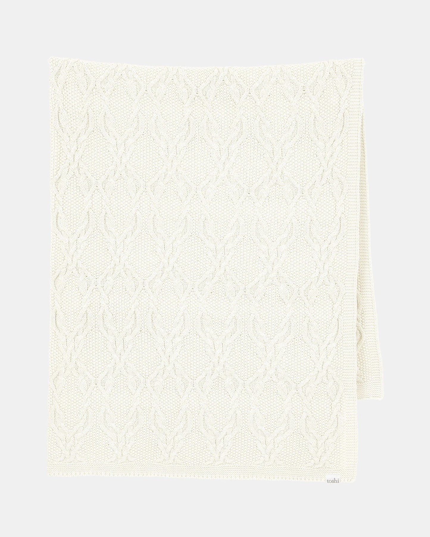 Organic Blanket - Bowie - Cream