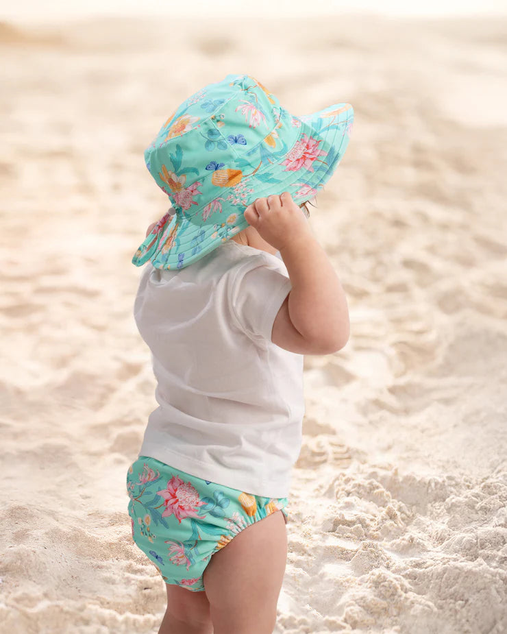 Swim Sunhat - Waratah Mint