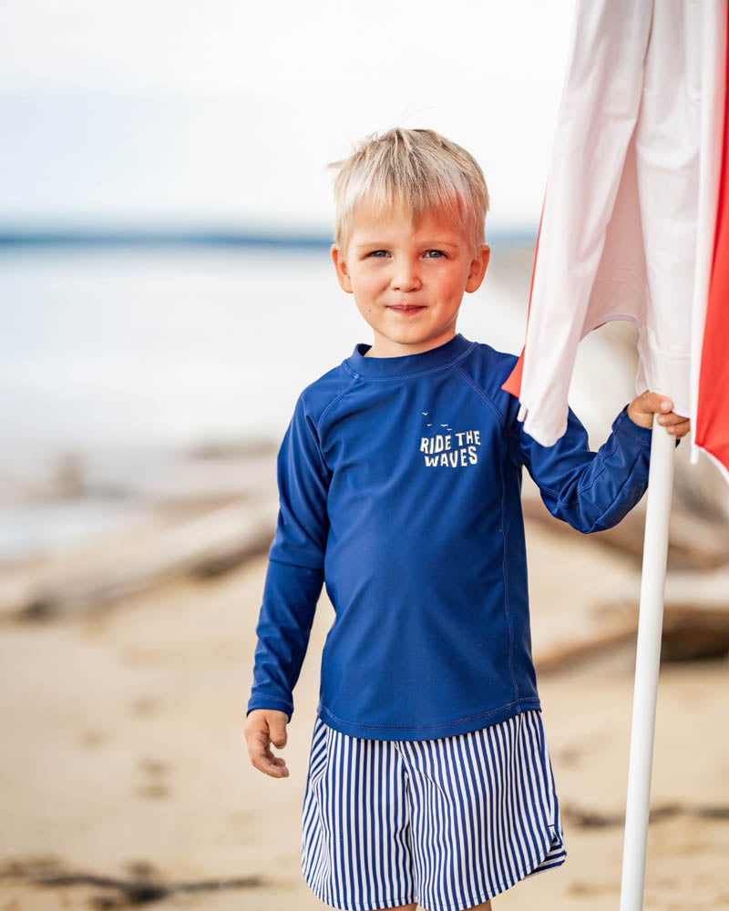 Ride The Waves LS Rash Top (2-7y)