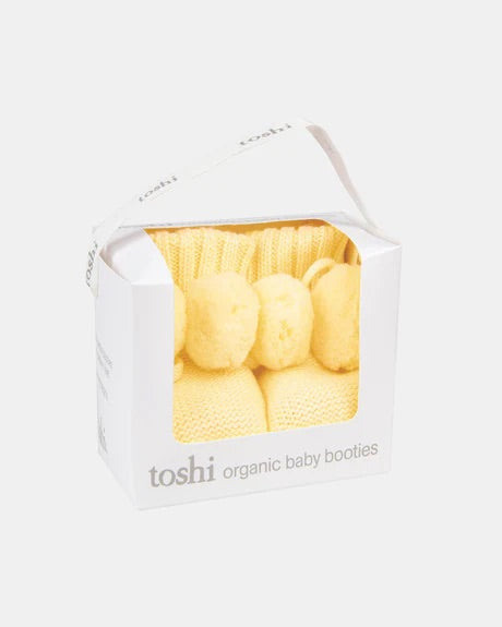Organic Baby Bootie - Banana