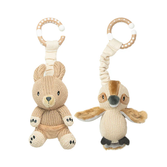 Stroller Toys Kookaburra and Kangaroo