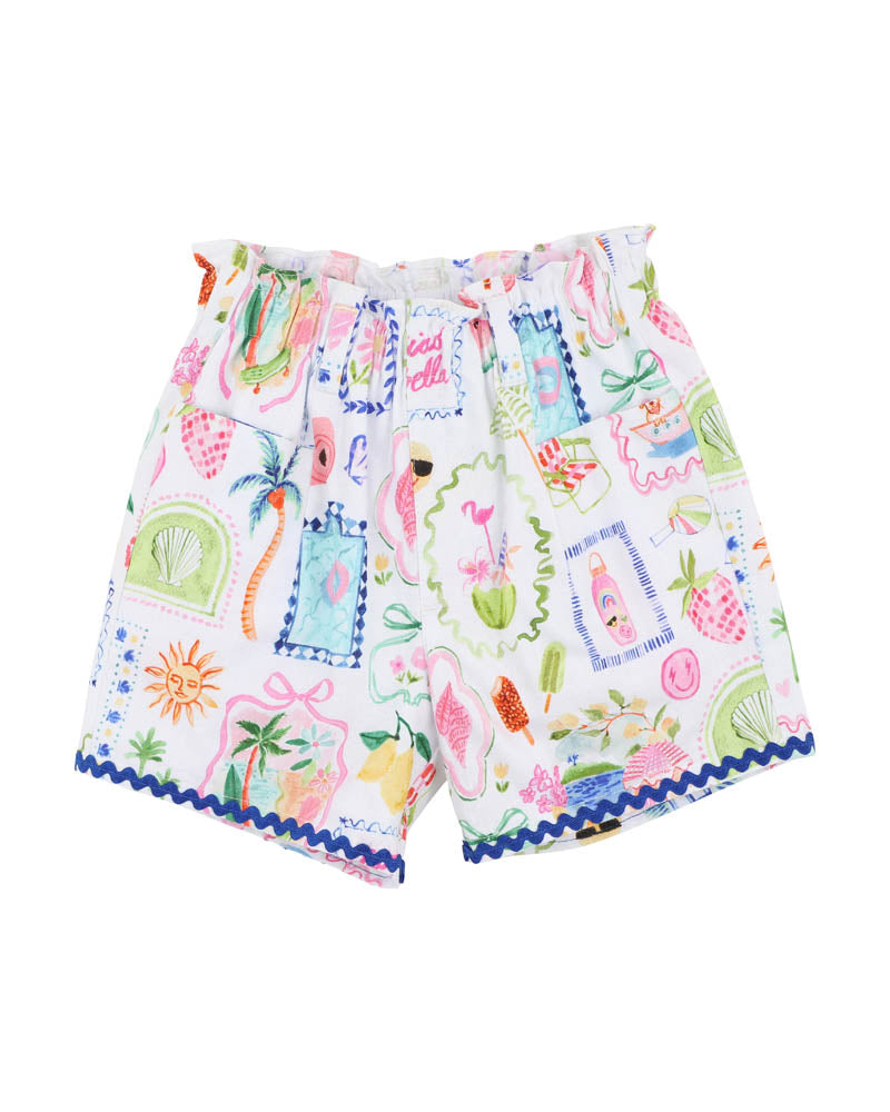 Summer Vaycay Ric Rac Shorts