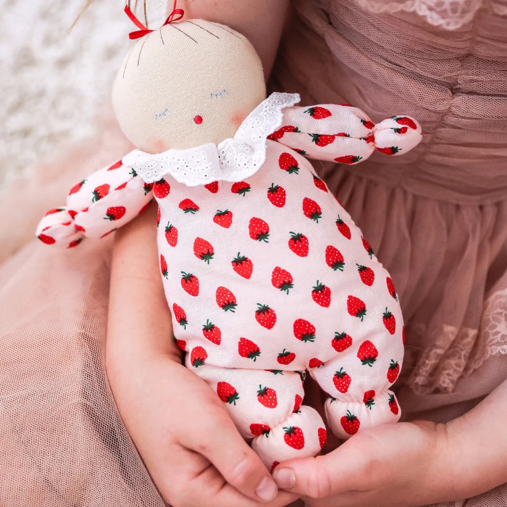 Baby Doll Asleep Awake - Strawberry