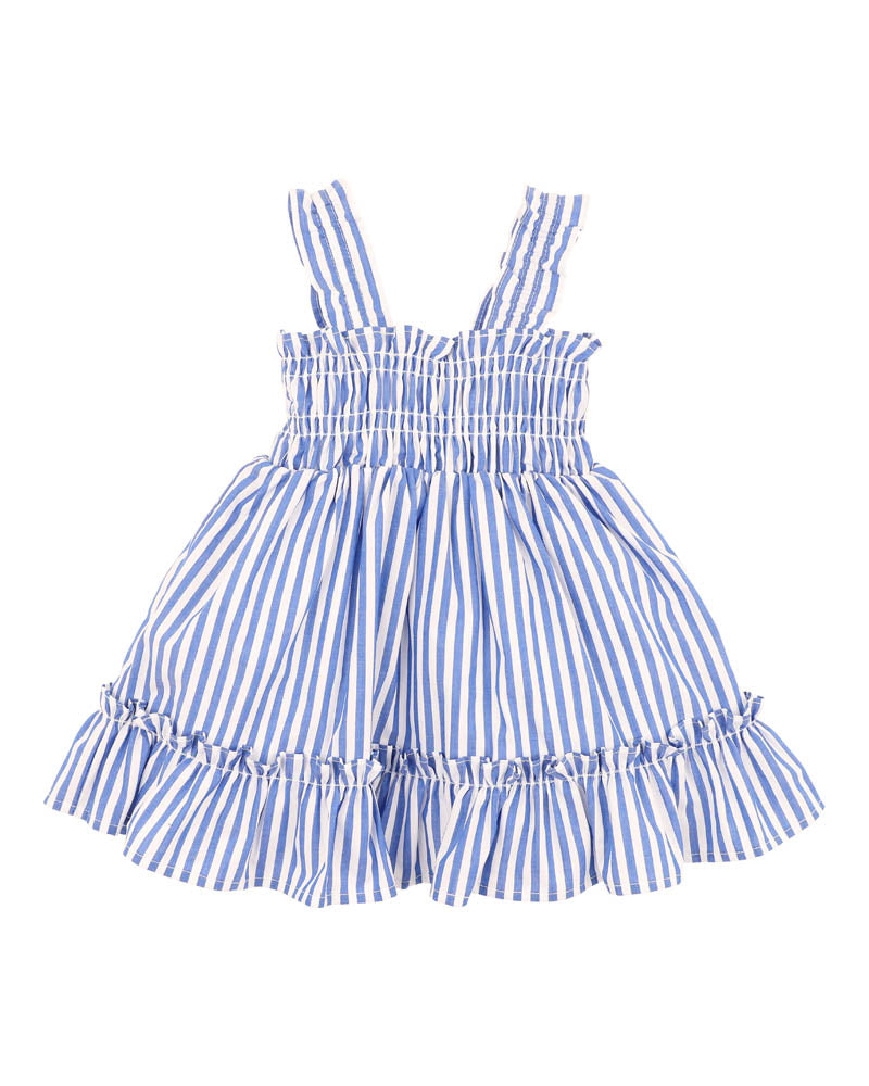 Summer Vaycay Blue Stripe Dress