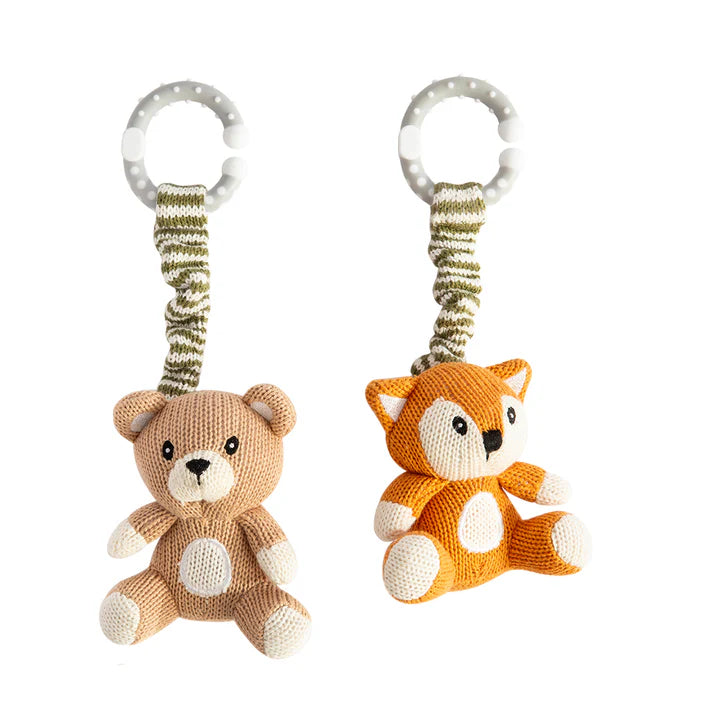 Stroller Toys Bear & Fox