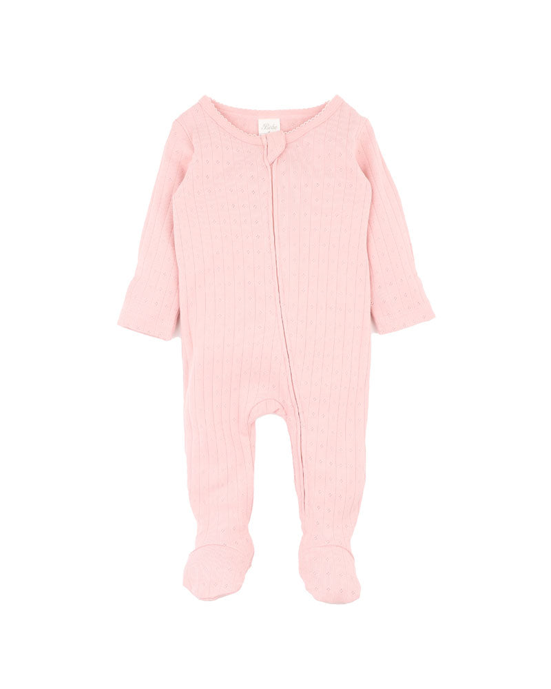Blossom Organic Pointelle LS Zipsuit