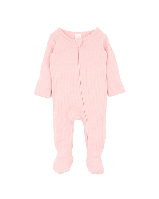 Blossom Organic Pointelle LS Zipsuit