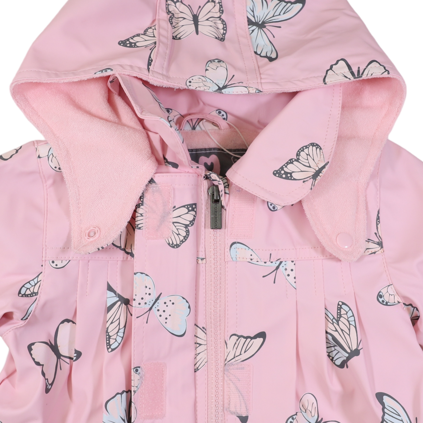 Butterfly Colour Changing Terry Towelling Lined Raincoat