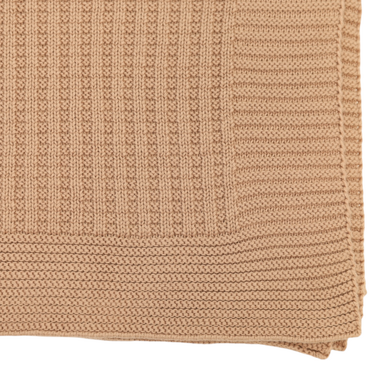 Knit Blanket - Chestnut