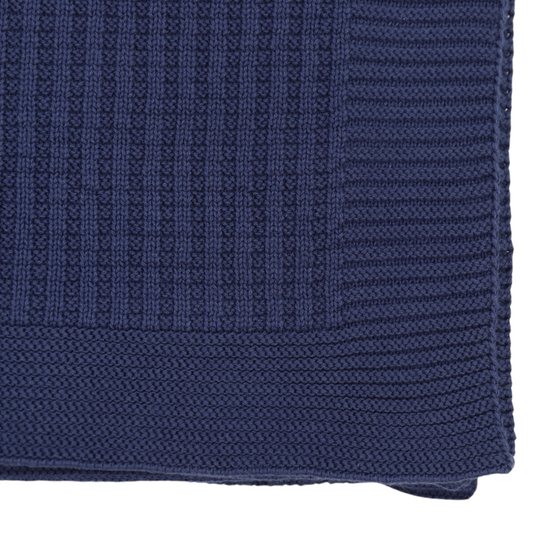 Knit Blanket - Navy