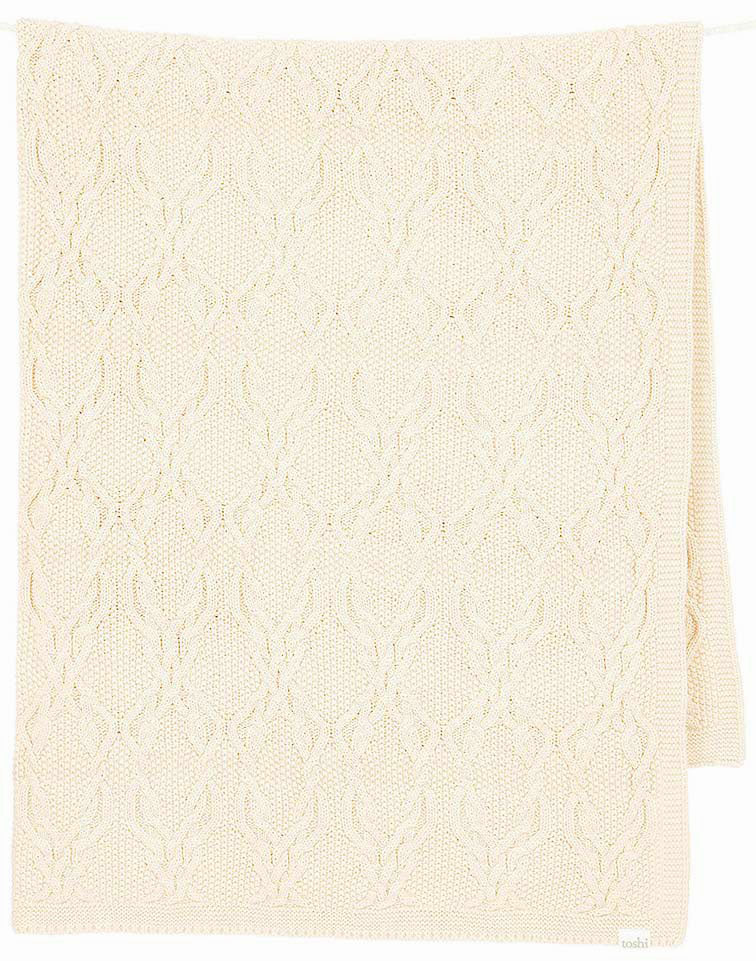 Organic Blanket - Bowie - Feather