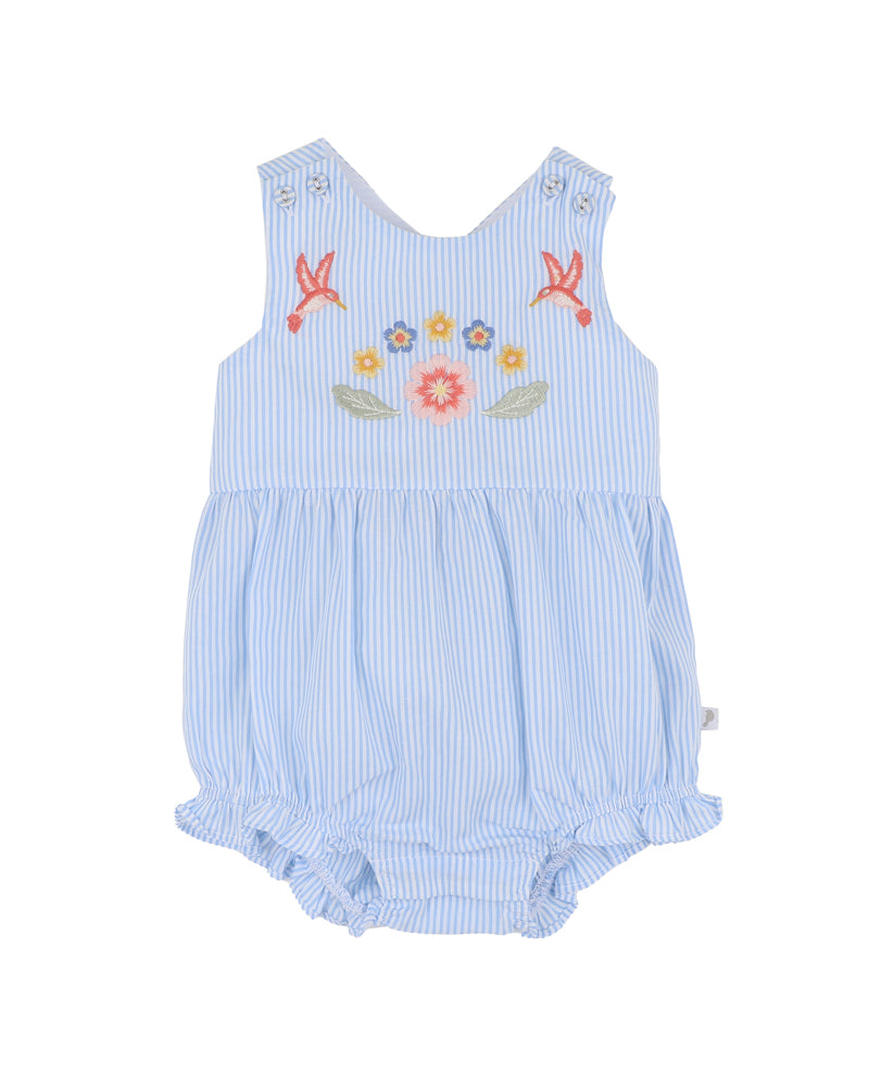Songbird Stripe Embroidered Bodysuit