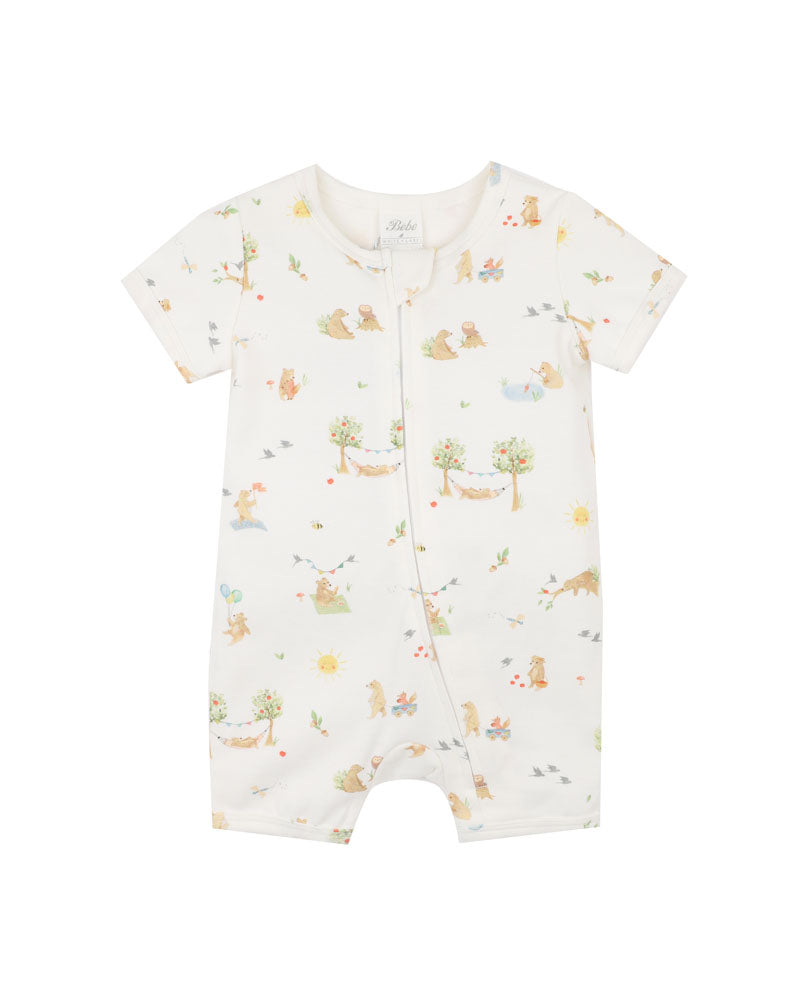 Bear SS Zipsuit