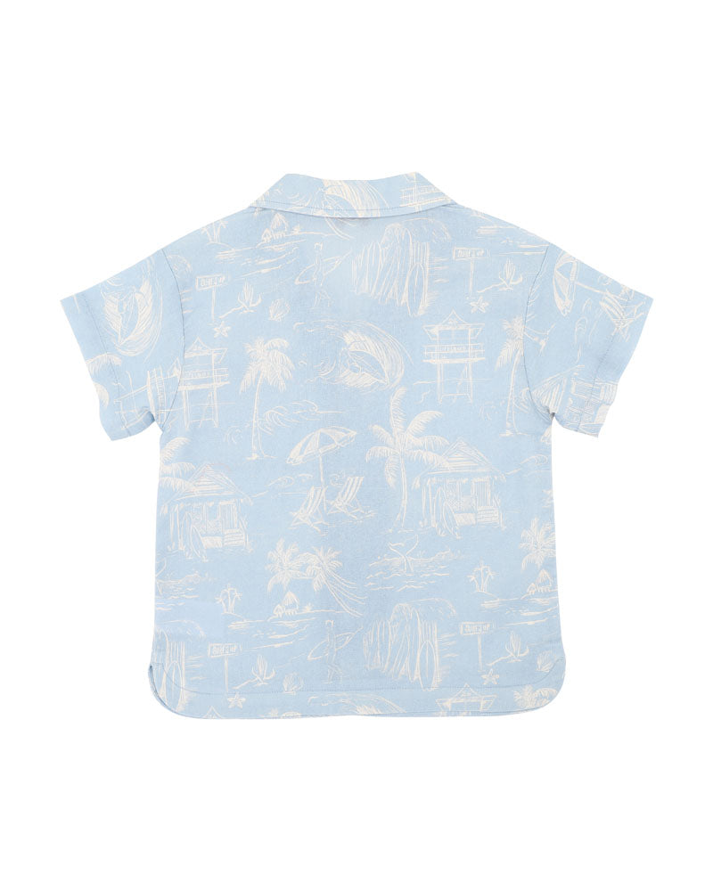 Surfs Up Line Work Shirt