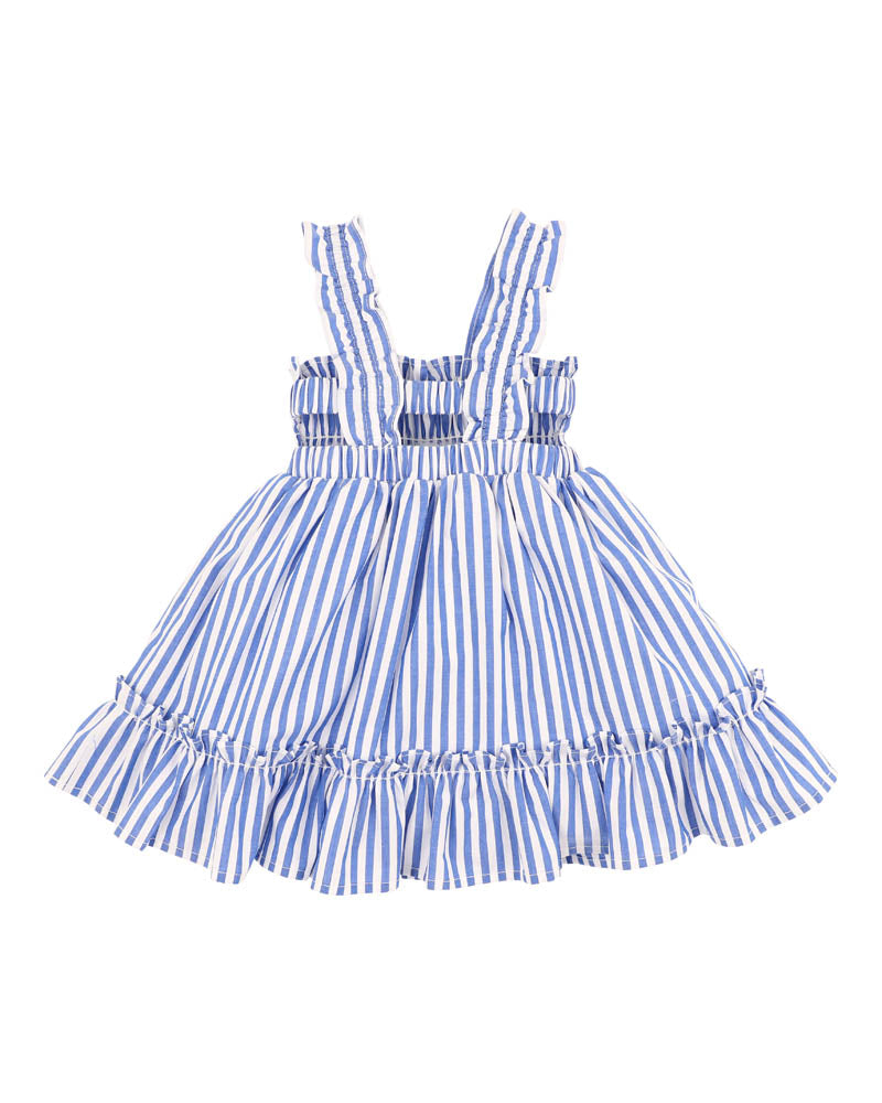 Summer Vaycay Blue Stripe Dress