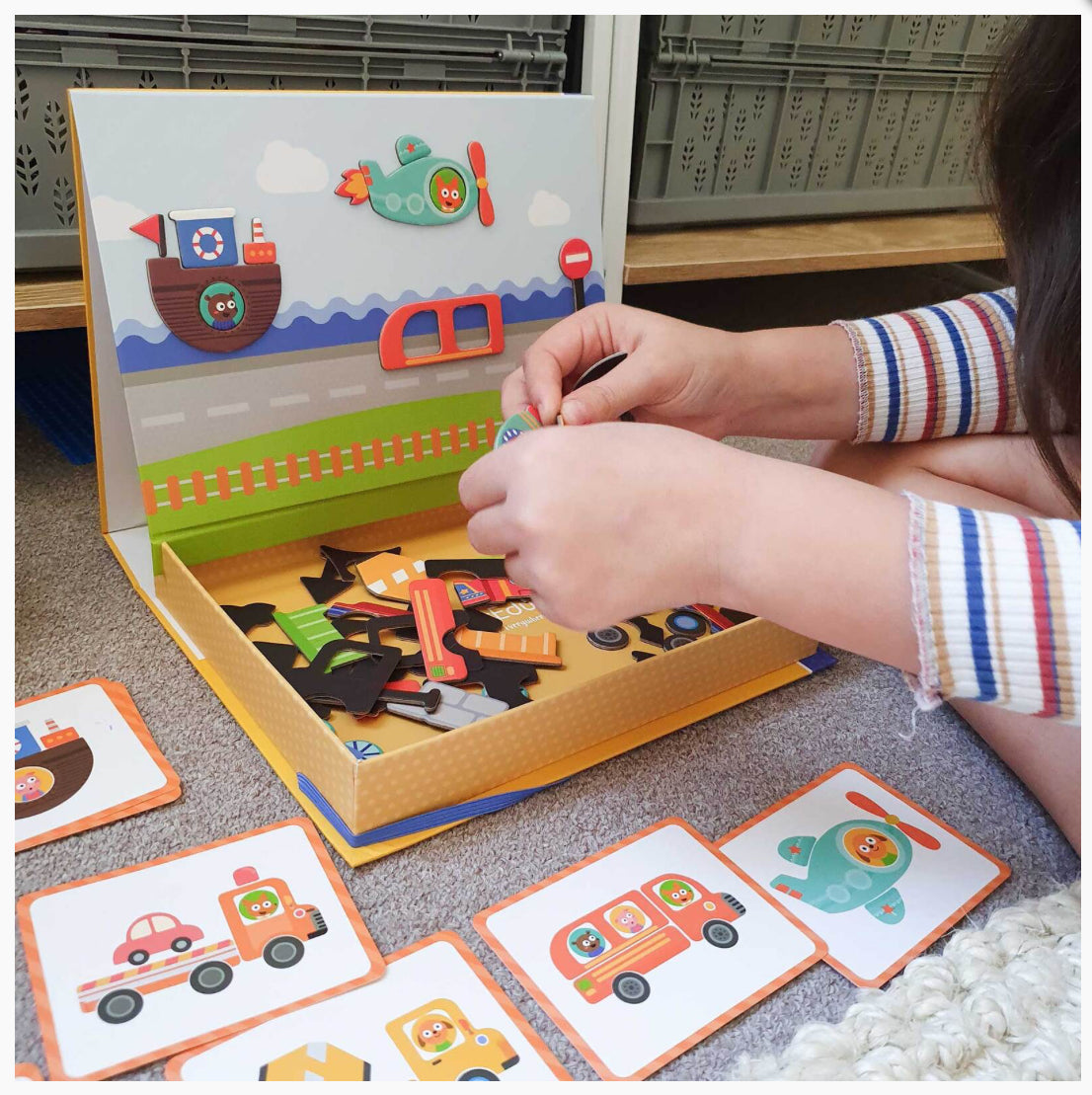 Magnetic Art Case - Vehicles