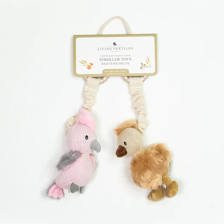 Stroller Toys Galah and Emu