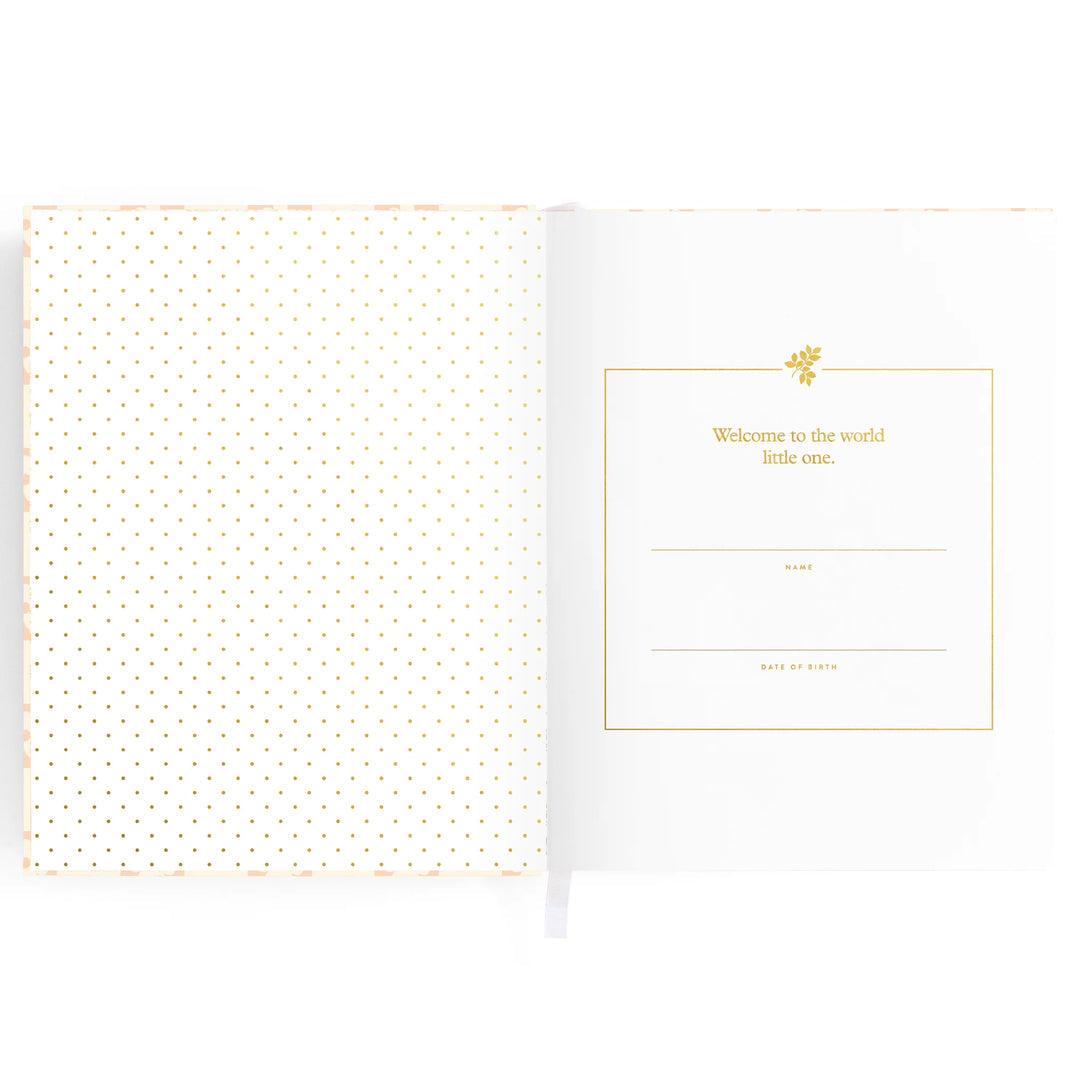 Baby Book Boxed - Rose