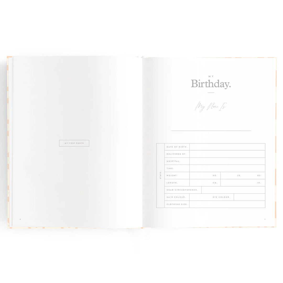 Baby Book Boxed - Daisy Grid