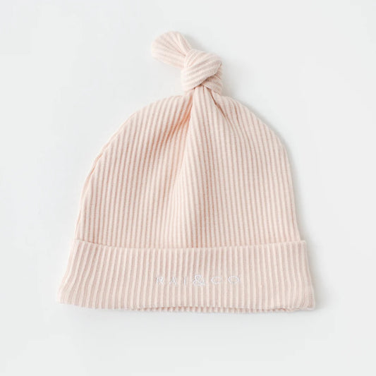 Baby Beanie - Ribbed Knotted 3 colours