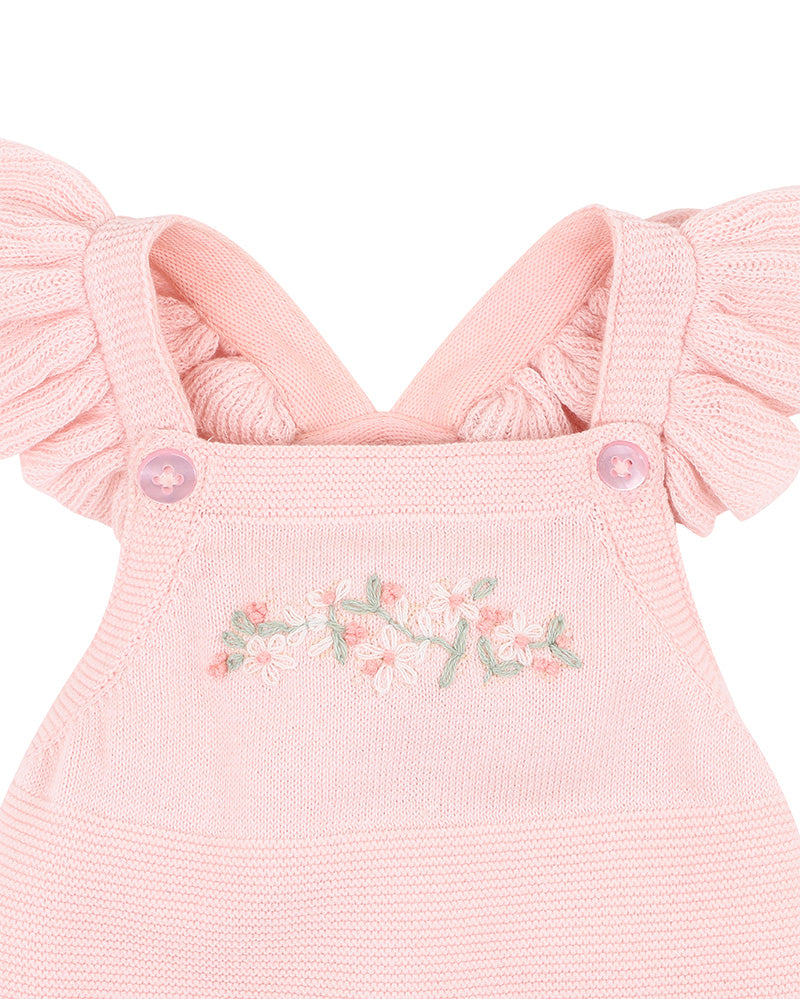 Madelyn Hand Embroidered Organic Knit Bodysuit