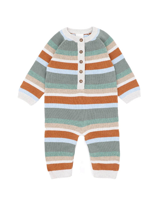 Mateo Stripe Knit Romper