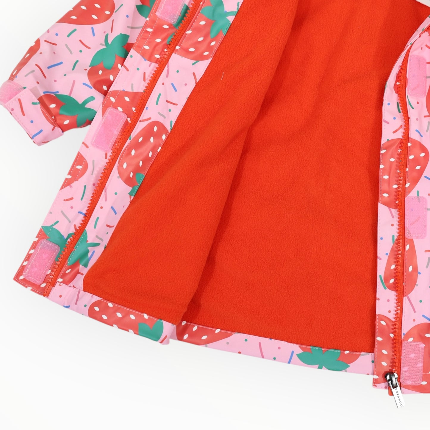 Strawberries & Sprinkles Raincoat - Pink