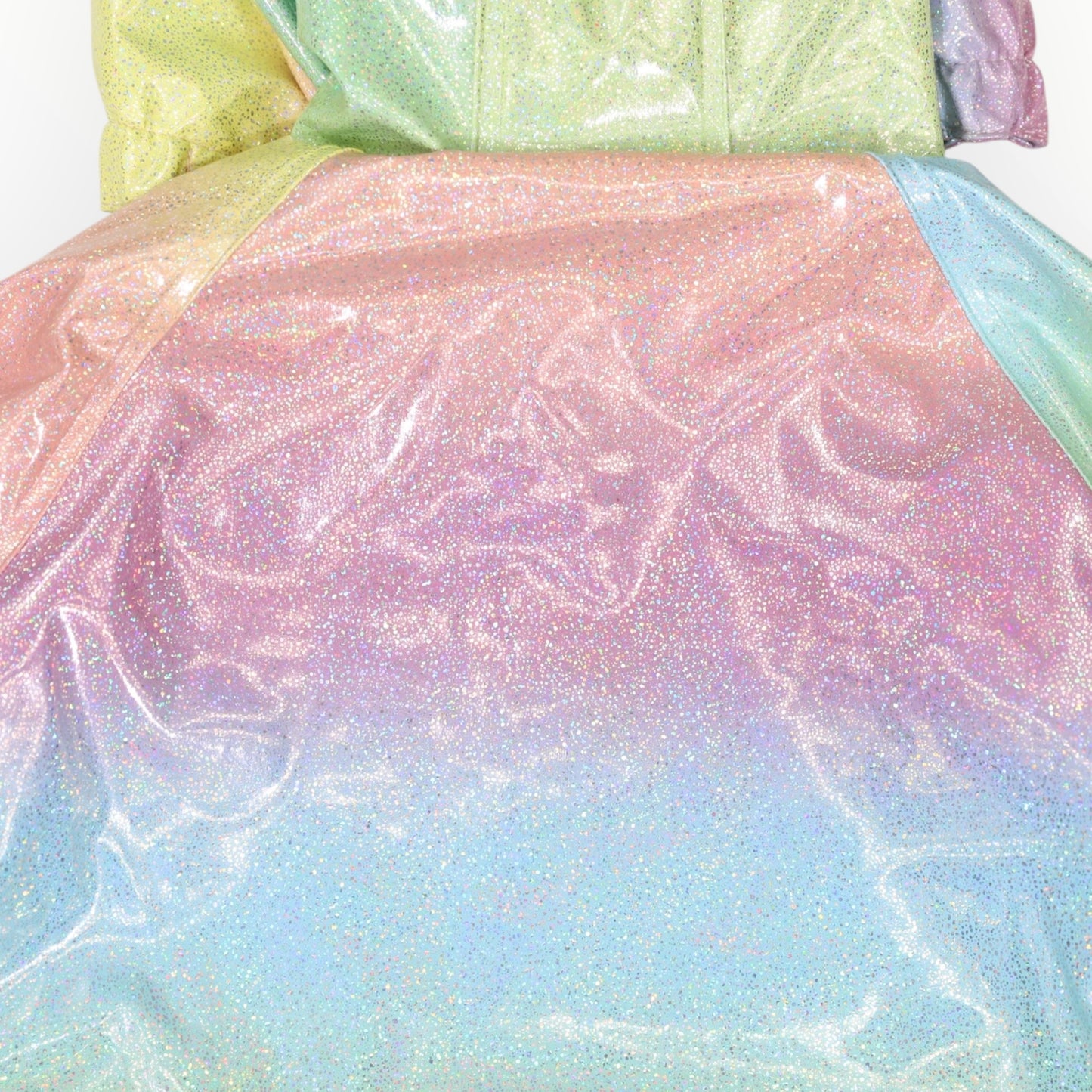 Unicorn Rainbow Glitter Raincoat