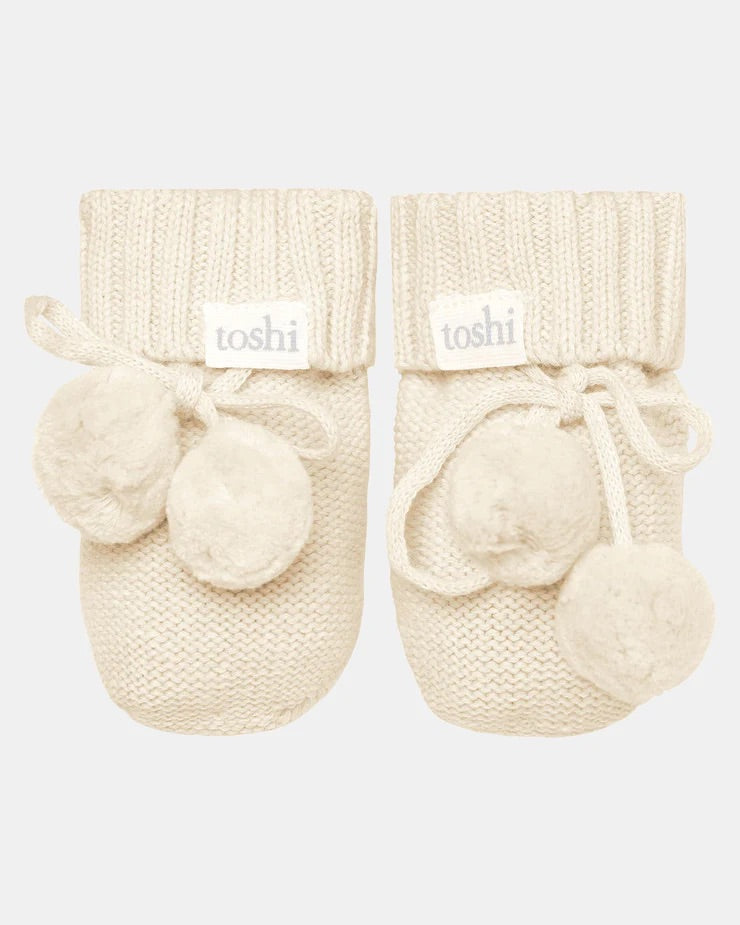 Organic Baby Bootie - Feather