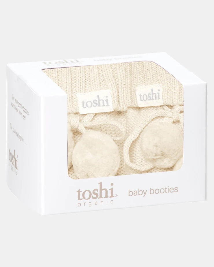 Organic Baby Bootie - Feather