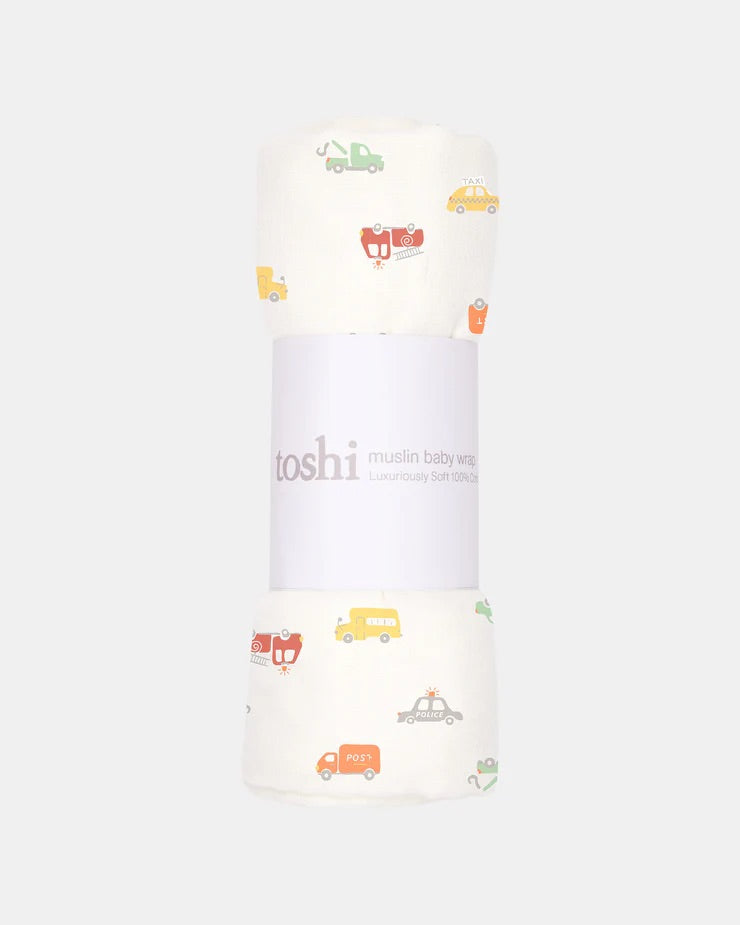 Muslin Wrap - Working Wheels
