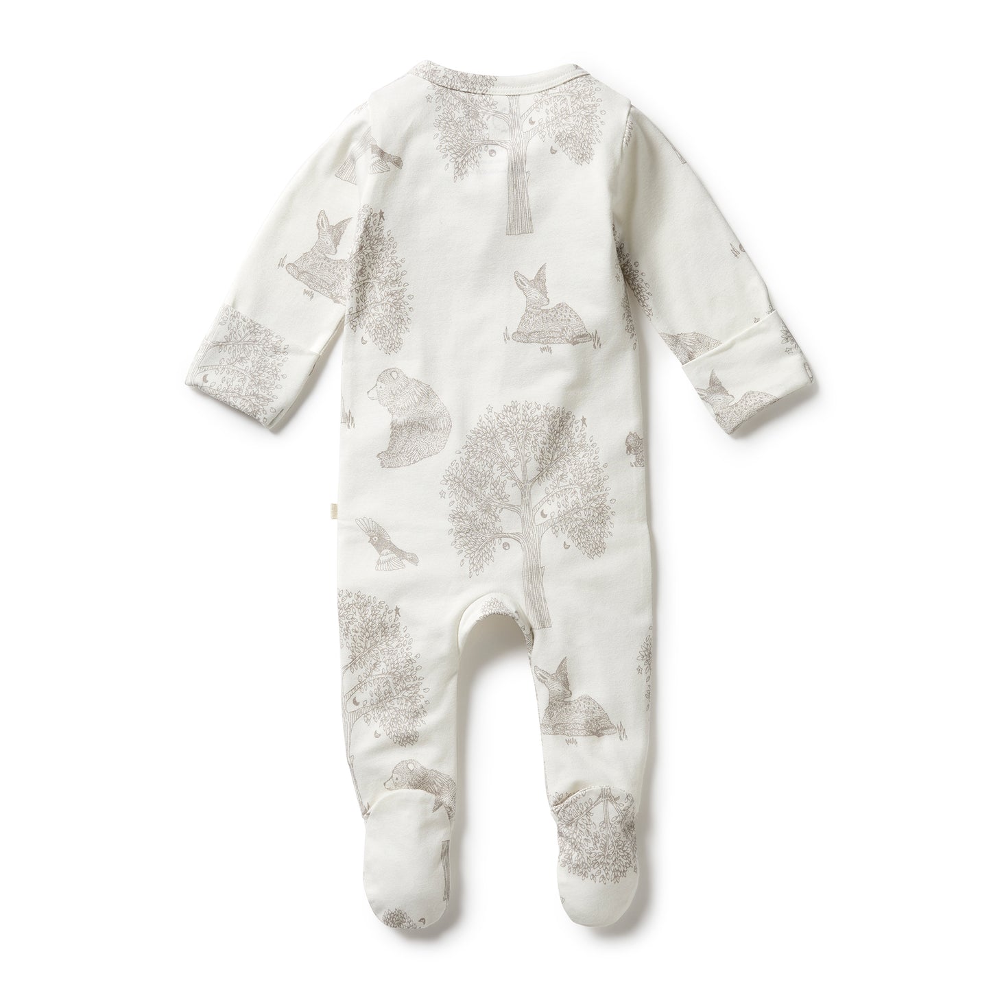 Welcome To The World Organic Zipsuit with Feet