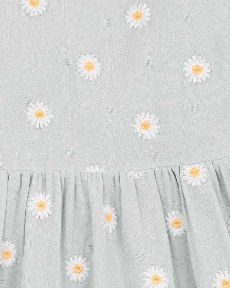 Tess Embroidered Frill Dress (1-7y)
