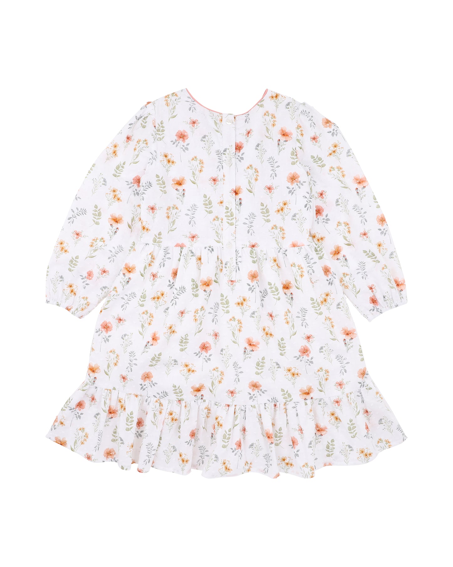 Gemma Organic Shirred Dress (1-7y)