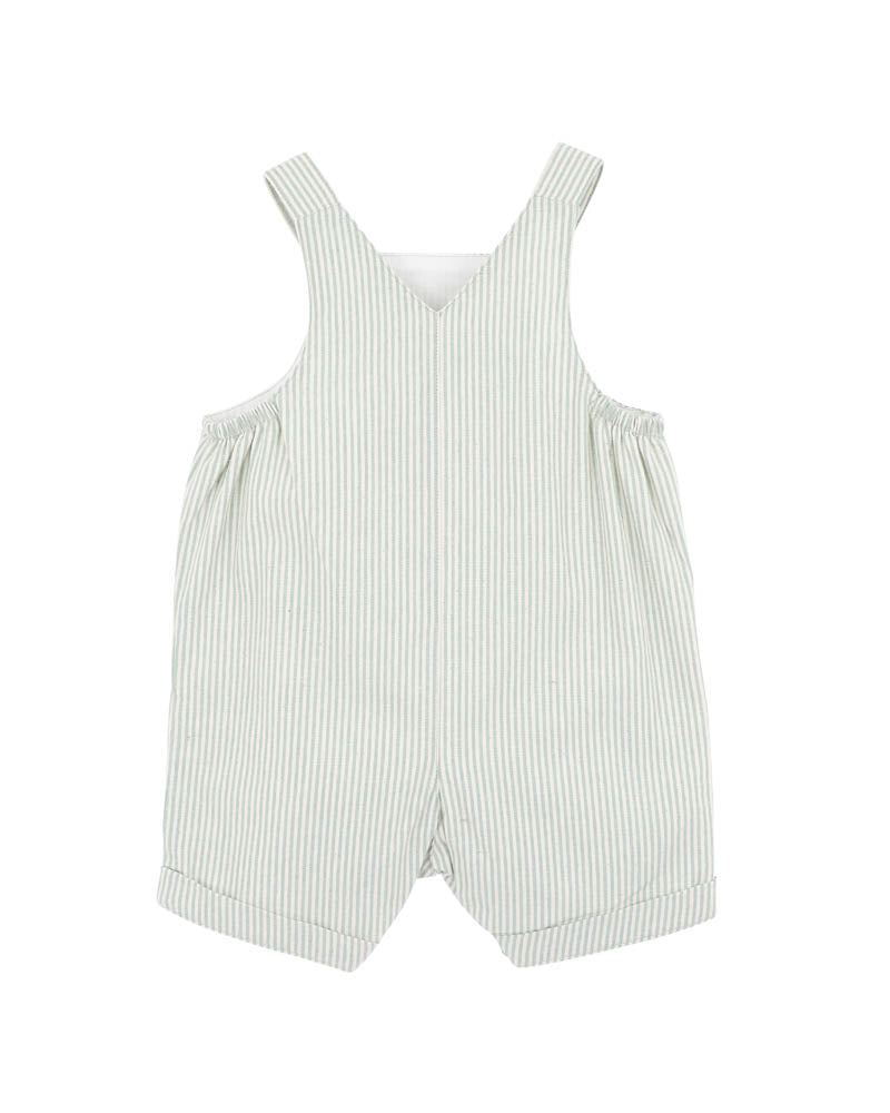 Roman Green Stripe Over