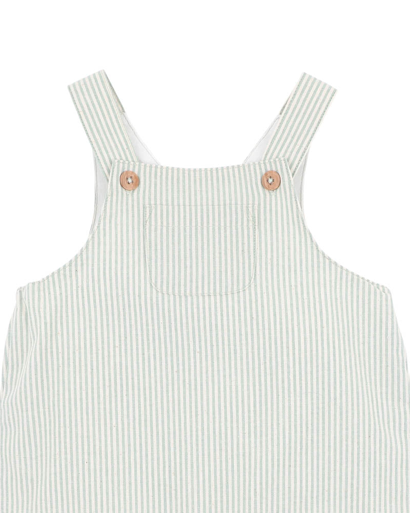 Roman Green Stripe Over