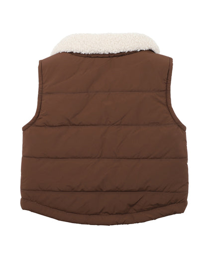 Puffa Vest with Collar