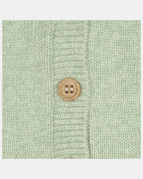 Organic Cardigan - Remy - Matcha