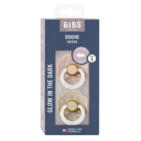 Bibs Dummies Boheme Glow Blush/Vanilla 2 pack
