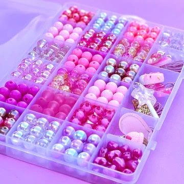 Large Pink Jewellery Making Kit