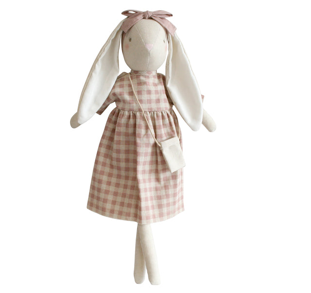 Sofia Bunny Large - Rose Check