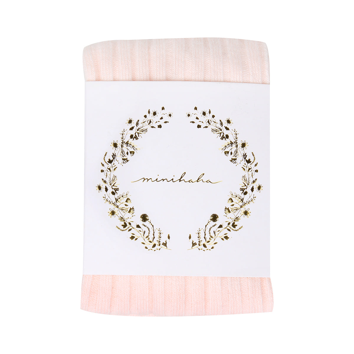 Ribbed Tights Pale Pink