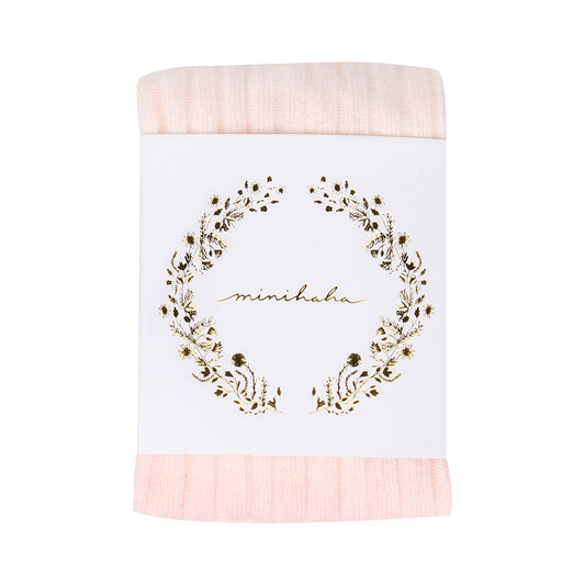 Ribbed Tights Pale Pink