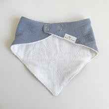 Muslin towel dribble bib (5 colour options)