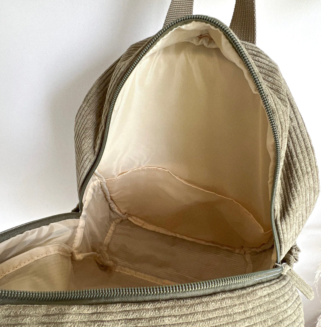 Corduroy Backpack (3 colours)