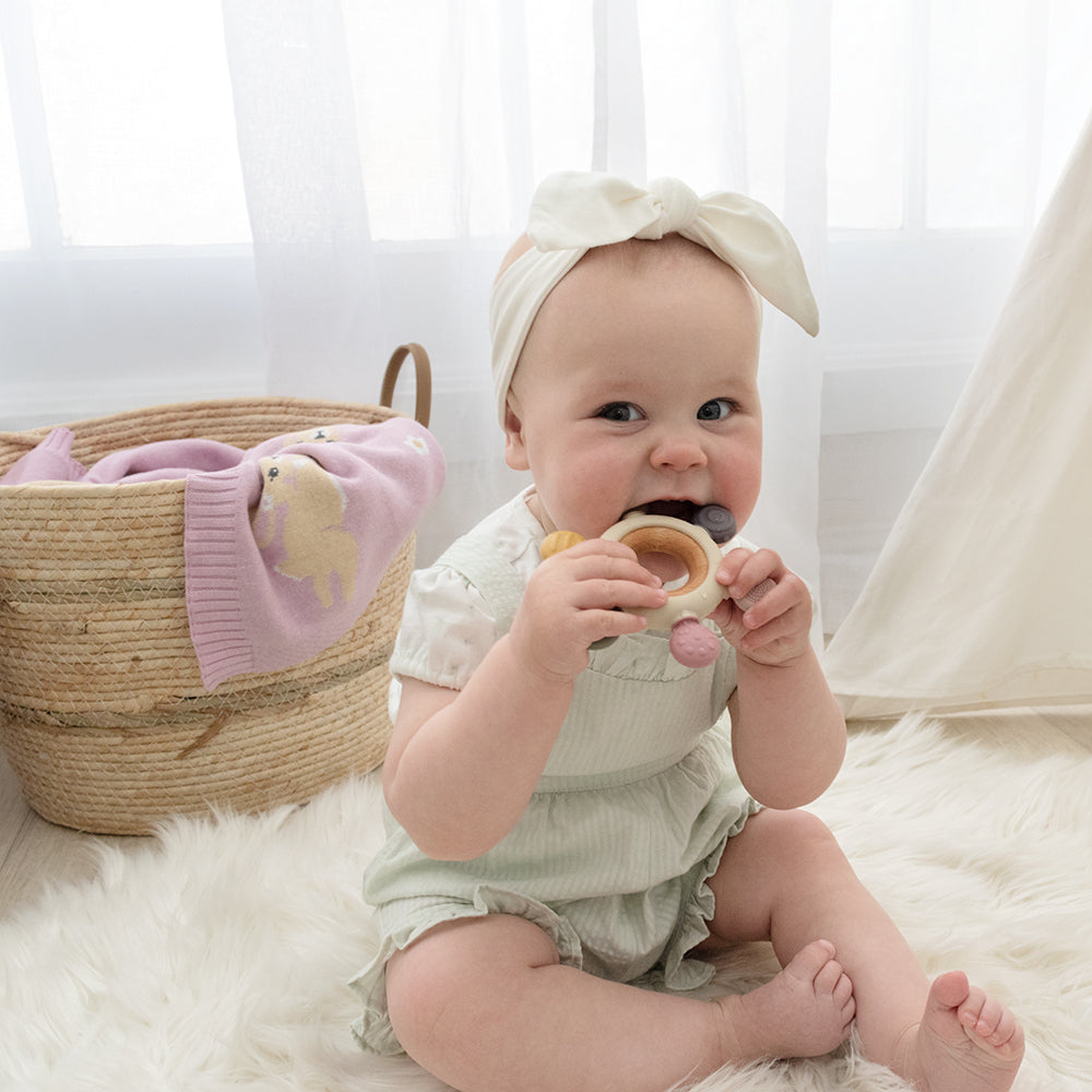 Multi-surface Teething Wheel - Rose