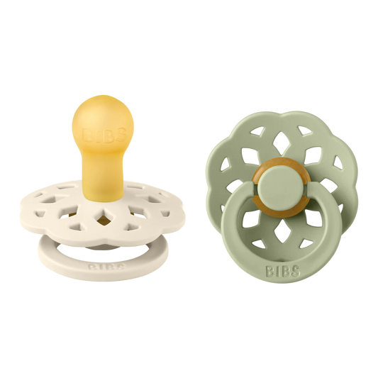 Bibs Dummies Boheme Ivory/sage 2 pack