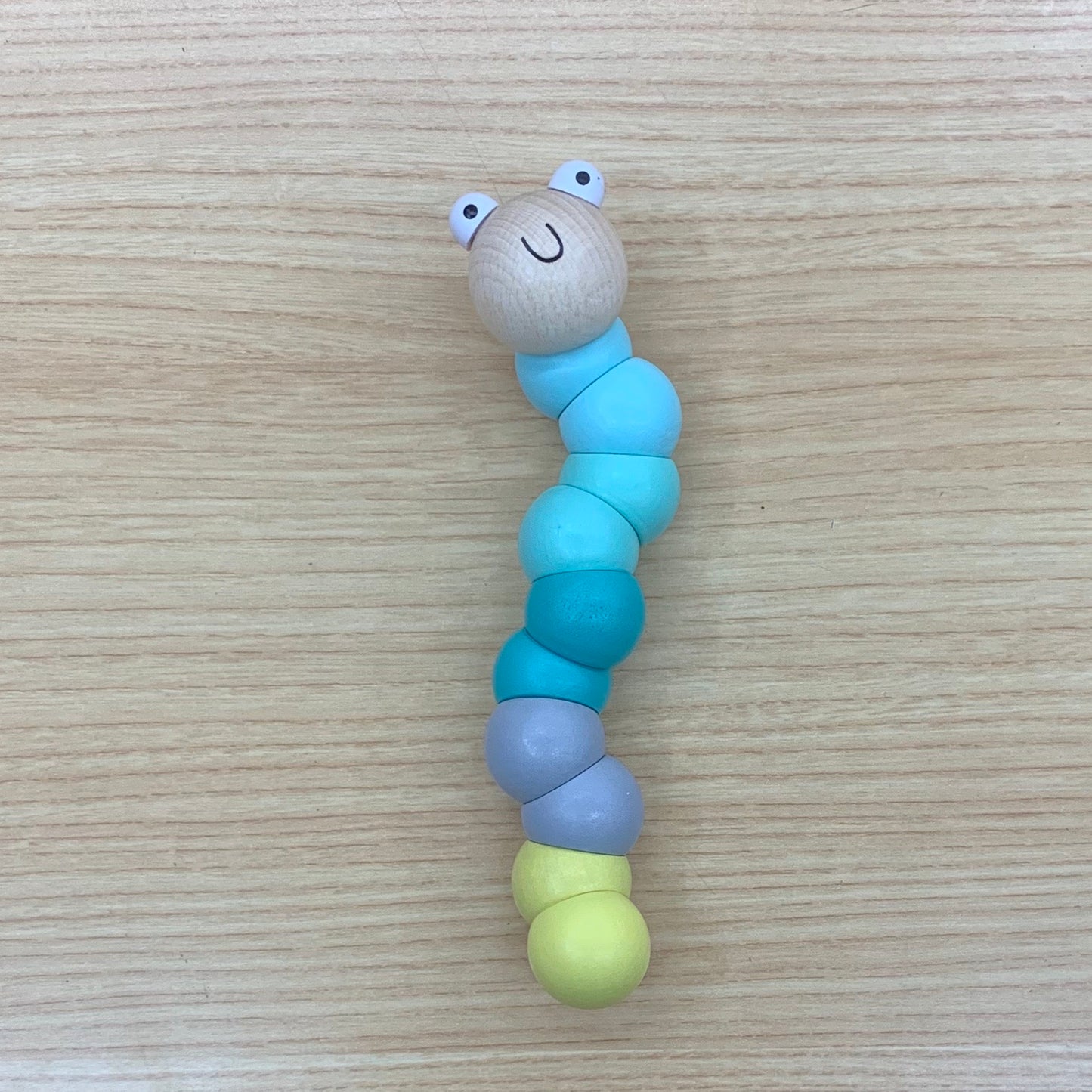 Wooden Jointed Worm - Calm